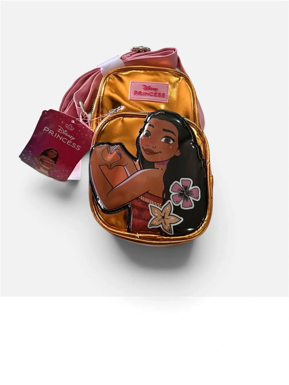 Kids Crossbody Bag - Pink & Orange